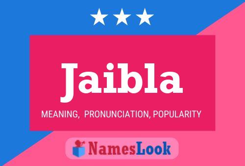 ملصق اسم Jaibla