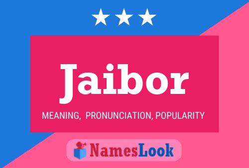 ملصق اسم Jaibor