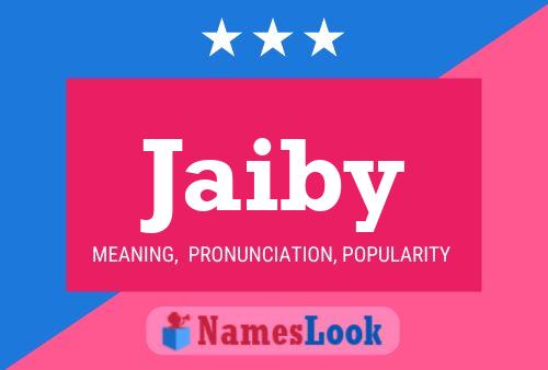 ملصق اسم Jaiby