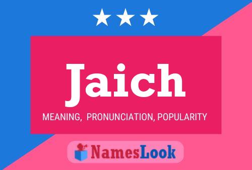 ملصق اسم Jaich