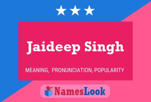 ملصق اسم Jaideep Singh