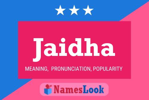 ملصق اسم Jaidha