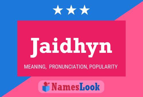 ملصق اسم Jaidhyn