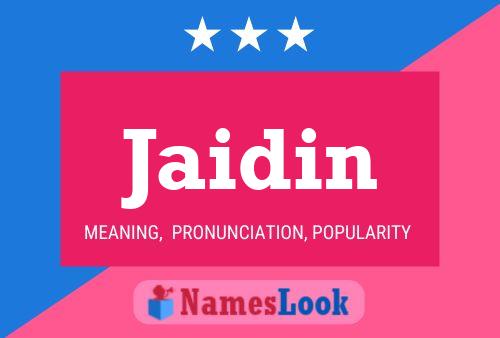 ملصق اسم Jaidin