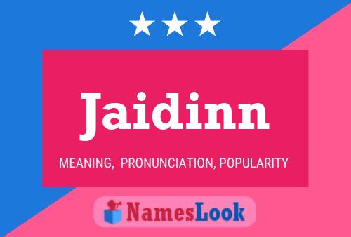 ملصق اسم Jaidinn