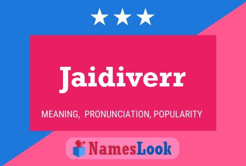 ملصق اسم Jaidiverr