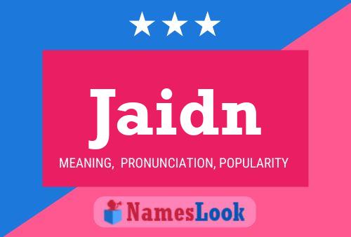 ملصق اسم Jaidn