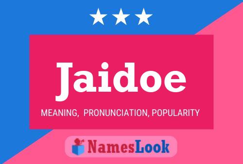 ملصق اسم Jaidoe