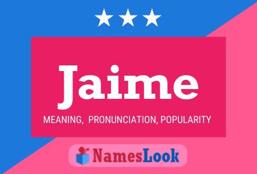 ملصق اسم Jaime