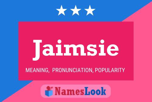 ملصق اسم Jaimsie