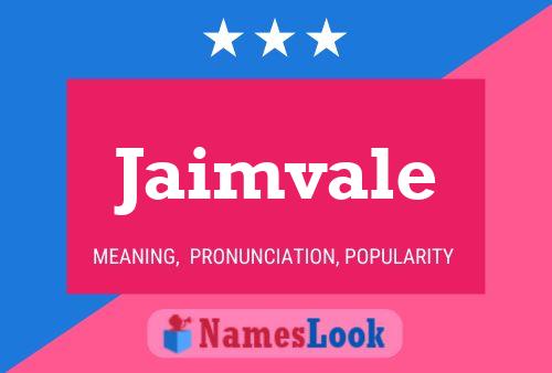 ملصق اسم Jaimvale