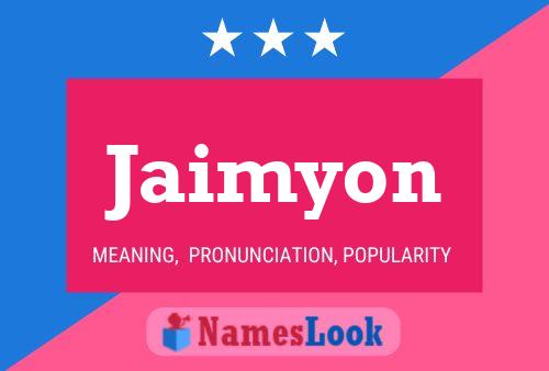 ملصق اسم Jaimyon