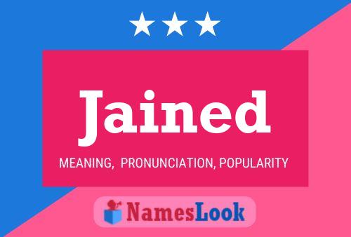 ملصق اسم Jained