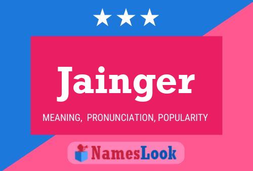 ملصق اسم Jainger