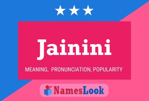 ملصق اسم Jainini