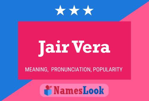 ملصق اسم Jair Vera