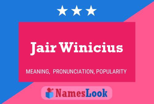 ملصق اسم Jair Winicius