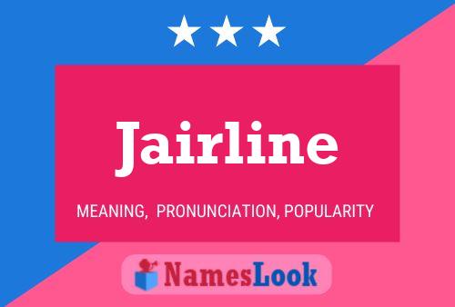 ملصق اسم Jairline