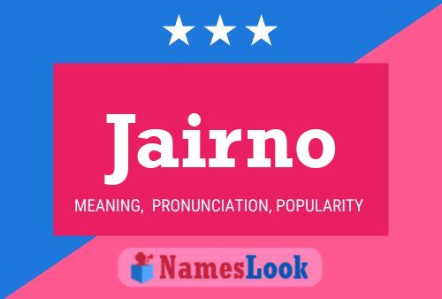 ملصق اسم Jairno