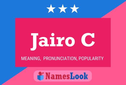 ملصق اسم Jairo C