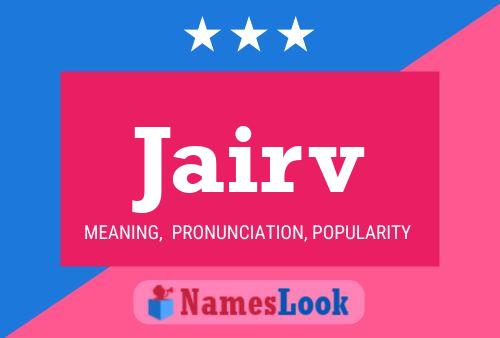 ملصق اسم Jairv