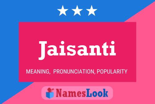 ملصق اسم Jaisanti