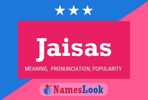 ملصق اسم Jaisas