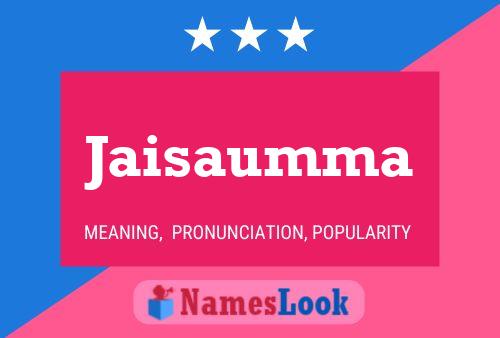 ملصق اسم Jaisaumma