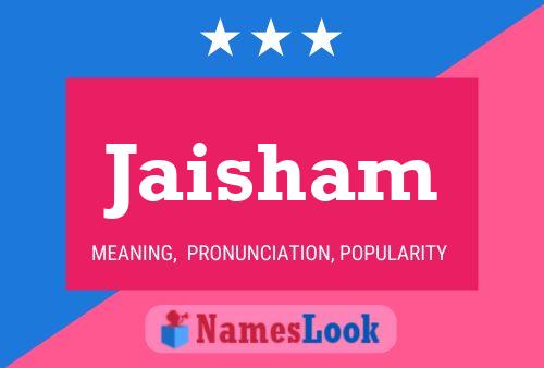 ملصق اسم Jaisham