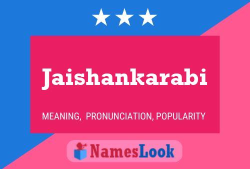 ملصق اسم Jaishankarabi