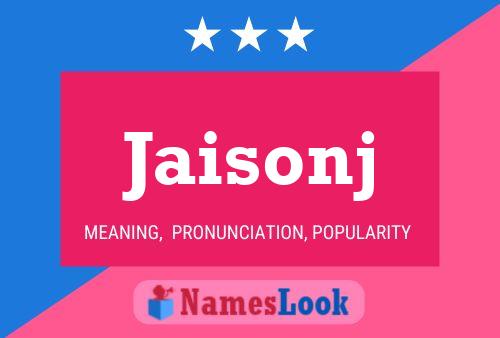 ملصق اسم Jaisonj