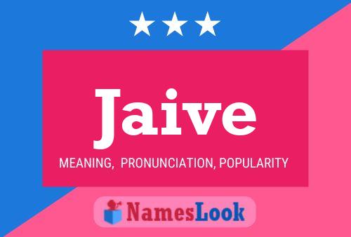 ملصق اسم Jaive