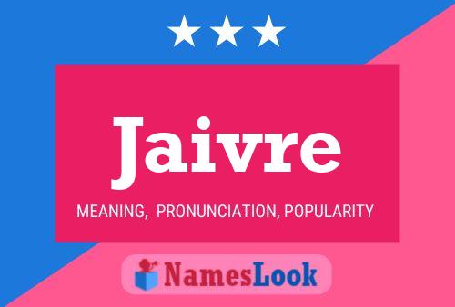 ملصق اسم Jaivre