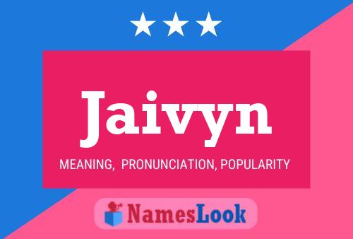 ملصق اسم Jaivyn