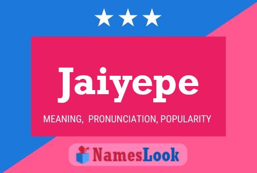 ملصق اسم Jaiyepe