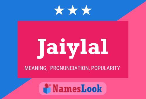 ملصق اسم Jaiylal