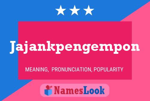 ملصق اسم Jajankpengempon