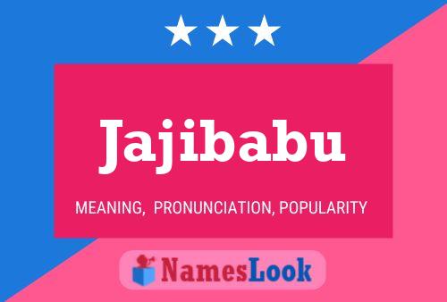 ملصق اسم Jajibabu