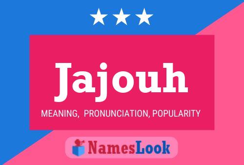 ملصق اسم Jajouh