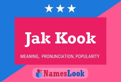 ملصق اسم Jak Kook