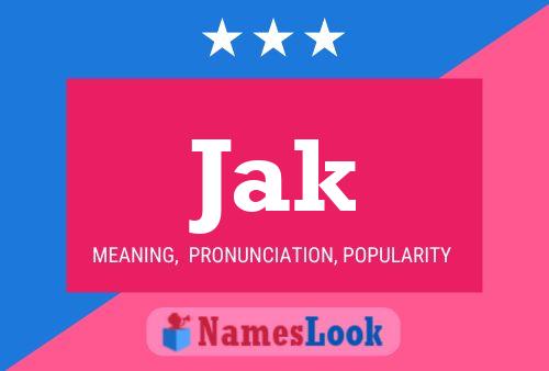 ملصق اسم Jak