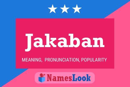 ملصق اسم Jakaban