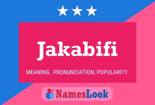 ملصق اسم Jakabifi