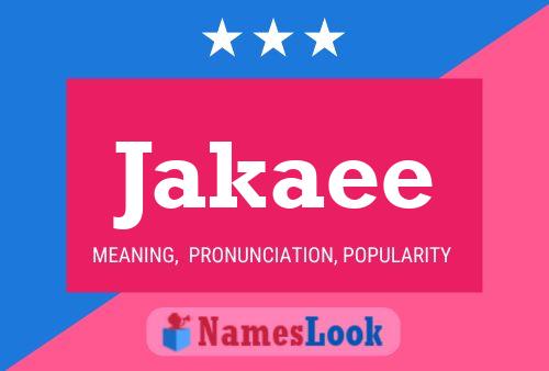 ملصق اسم Jakaee