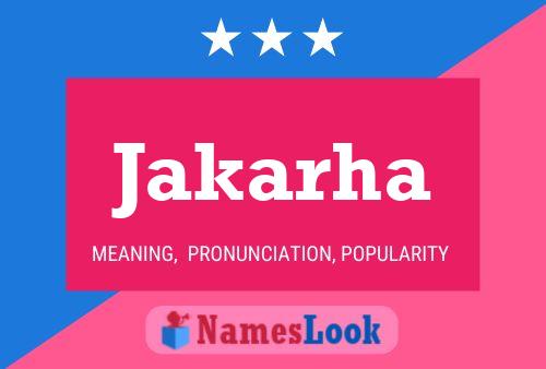 ملصق اسم Jakarha