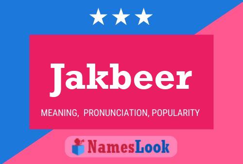 ملصق اسم Jakbeer