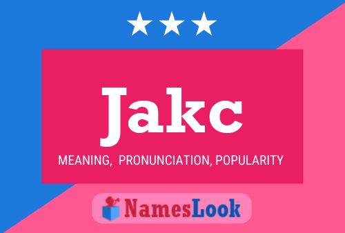 ملصق اسم Jakc