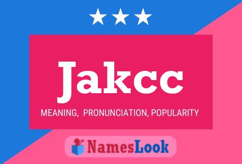 ملصق اسم Jakcc