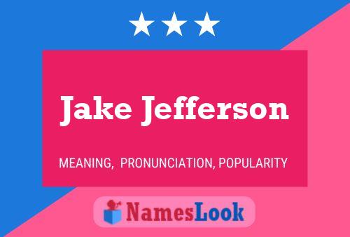 ملصق اسم Jake Jefferson