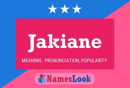 ملصق اسم Jakiane